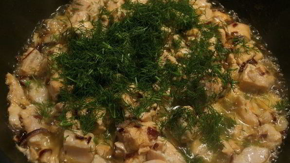 рыбный штрудель