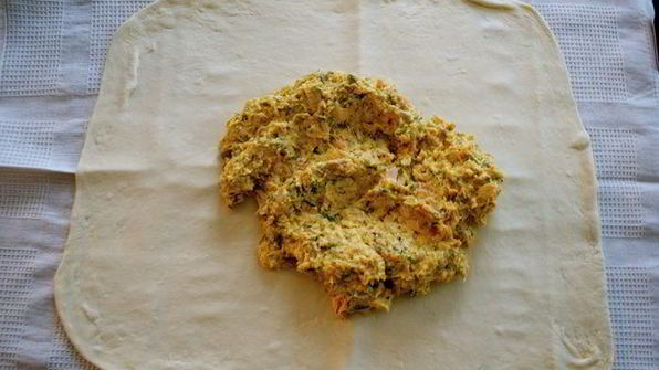 рыбный штрудель