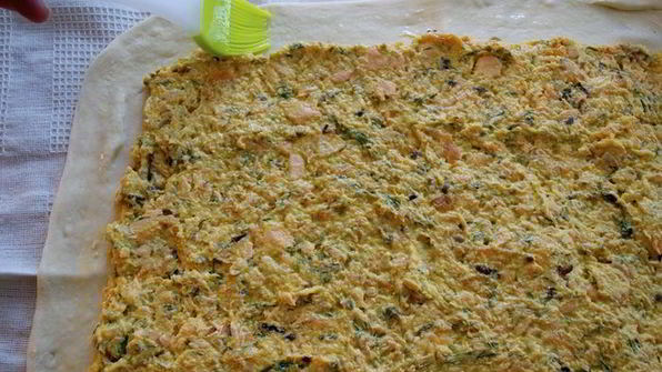 рыбный штрудель