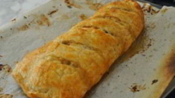 штрудель из готового слоеного теста