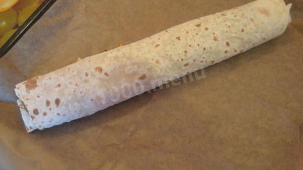 штрудель из лаваша с яблоками