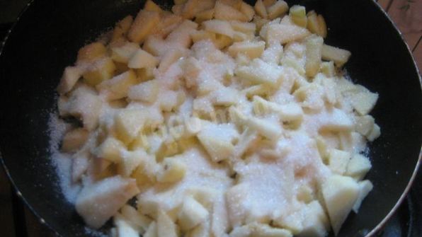 штрудель из лаваша с яблоками