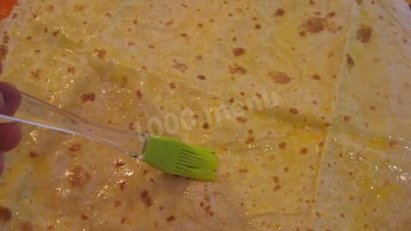 штрудель из лаваша с яблоками