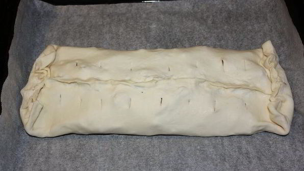 штрудель с дикими грушами, морковью и корицей