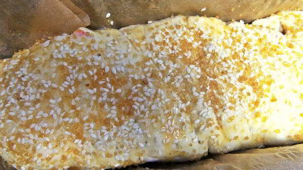 штрудель с грушей и яблоками