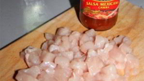 штрудель с курицей и грибами