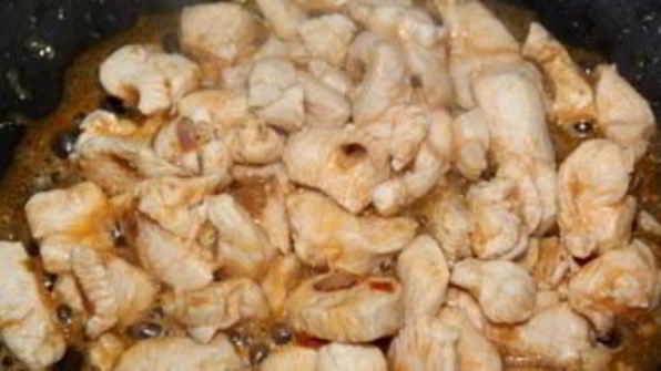 штрудель с курицей и грибами