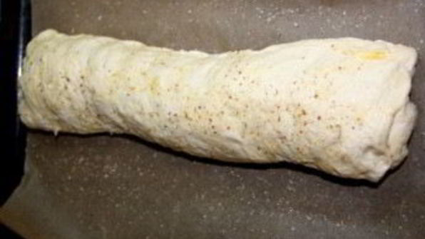 штрудель с курицей и грибами