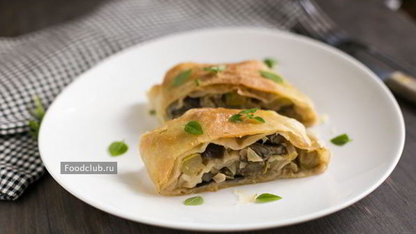 штрудель с овощной начинкой