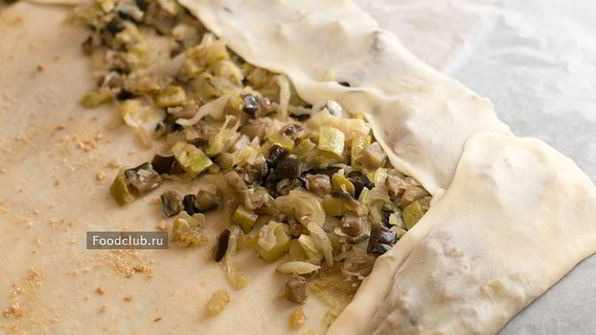 штрудель с овощной начинкой