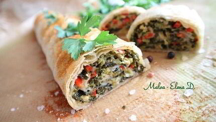 Штрудель с савойской капустой