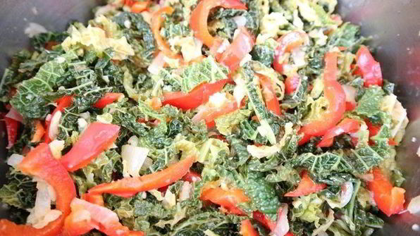 штрудель с савойской капустой