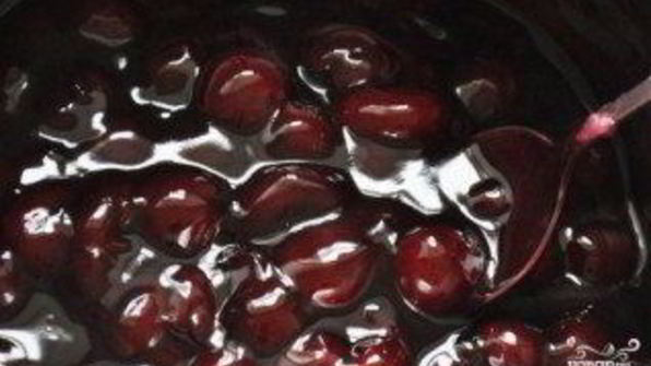 штрудель с вишней из теста фило