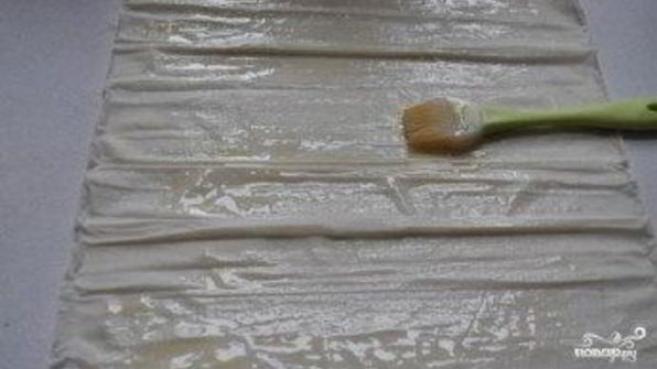 штрудель с вишней из теста фило