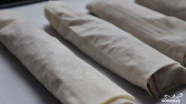 штрудель с вишней из теста фило