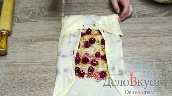 штрудель с вишней