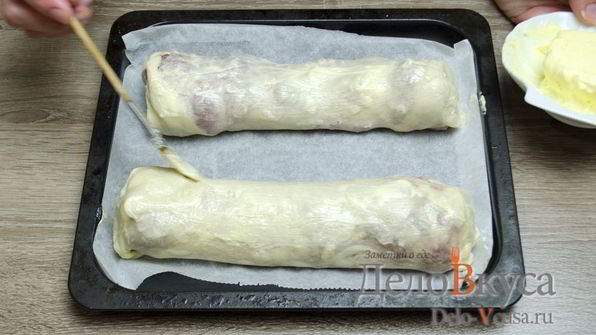 штрудель с вишней