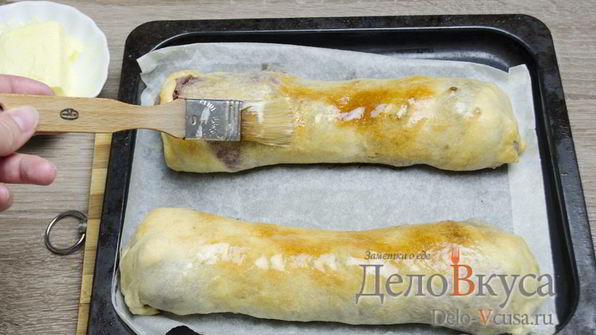 штрудель с вишней