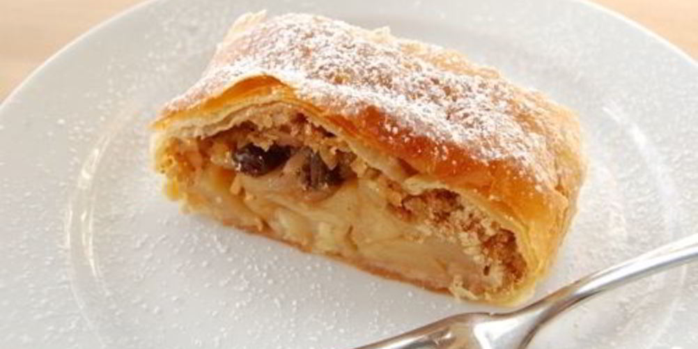 Рецепт штруделя с яблоками из лаваша