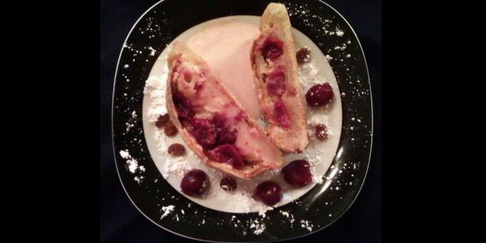 Рецепт штруделя снежная вишня