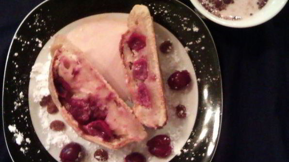 штрудель снежная вишня