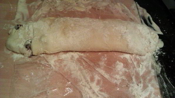 штрудель снежная вишня