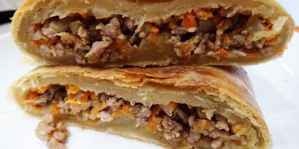 Рецепт штруделя со свининой