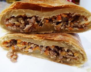 Штрудель со свининой