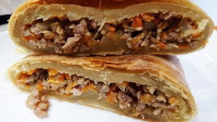 Штрудель со свининой