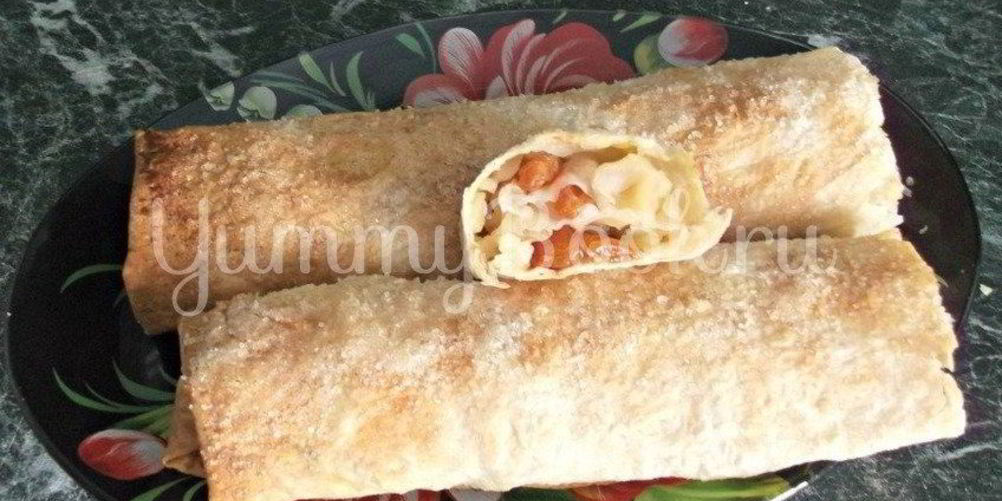 Рецепт яблочного штруделя из лаваша