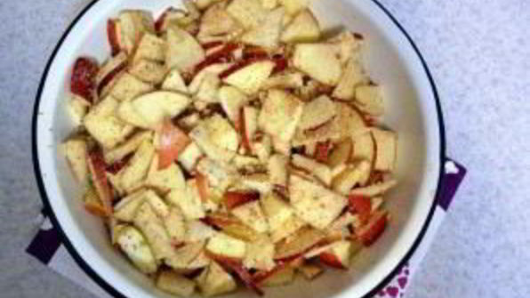 яблочный штрудель из теста фило