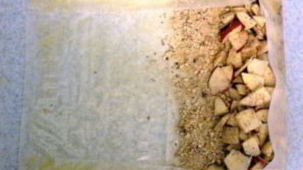 яблочный штрудель из теста фило