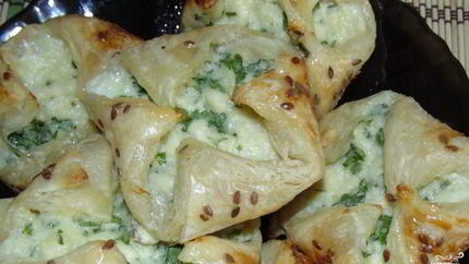 Слойки из слоеного дрожжевого теста