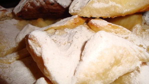 слойки по-киевски с творогом