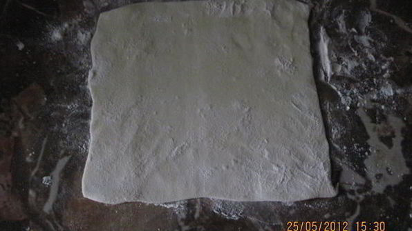 слойки с бананом и шоколадом