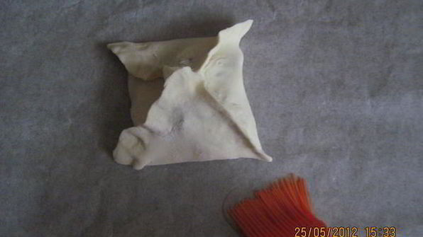 слойки с бананом и шоколадом