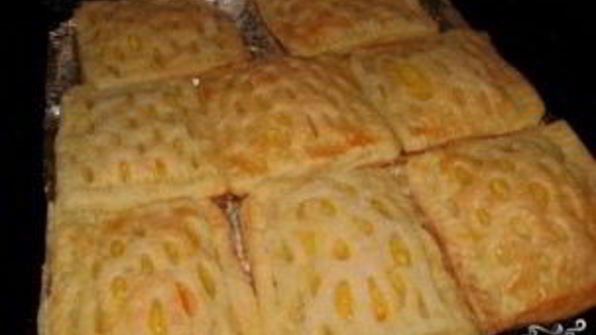 слойки с лимоном