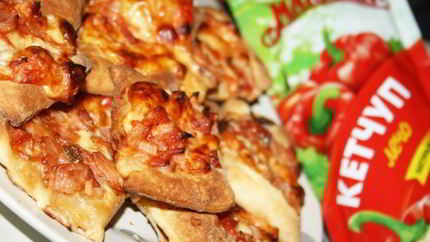 Слойки с рубленой начинкой