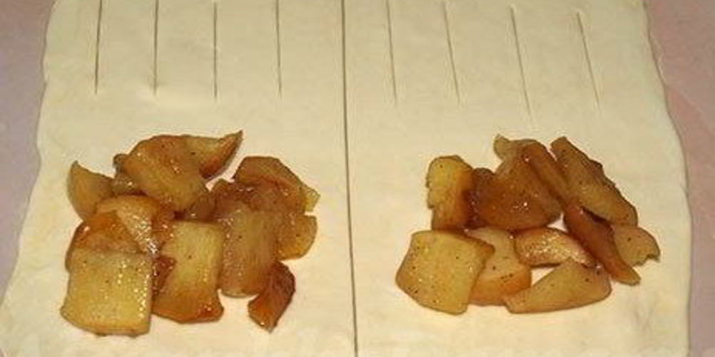 Рецепт слоек с яблоками и корицей