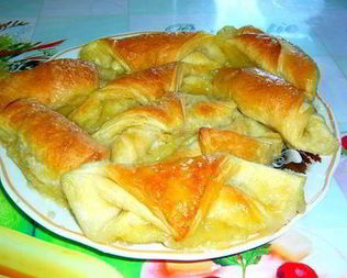 Слойки с яблоками со спрайтом