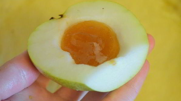 чудесный творожник с фаршированными грушами