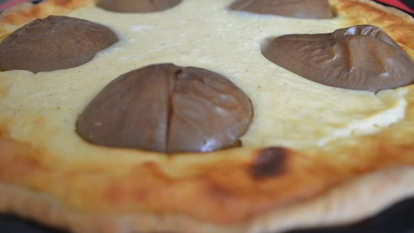 чудесный творожник с фаршированными грушами