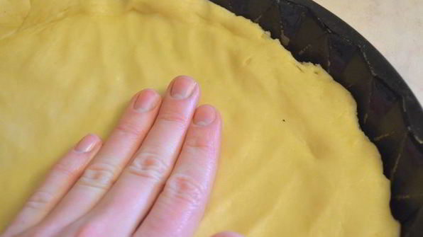 чудесный творожник с фаршированными грушами