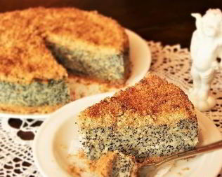 Маковый творожник