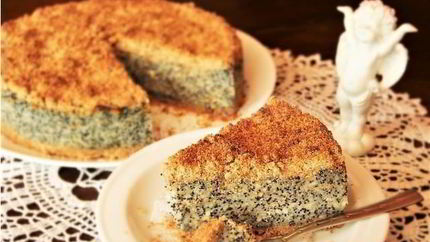 Маковый творожник