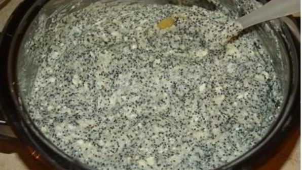 маковый творожник