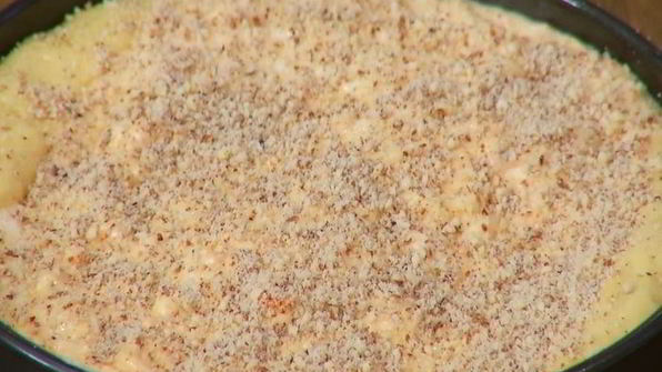 морковно-миндальный творожник