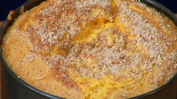 морковно-миндальный творожник