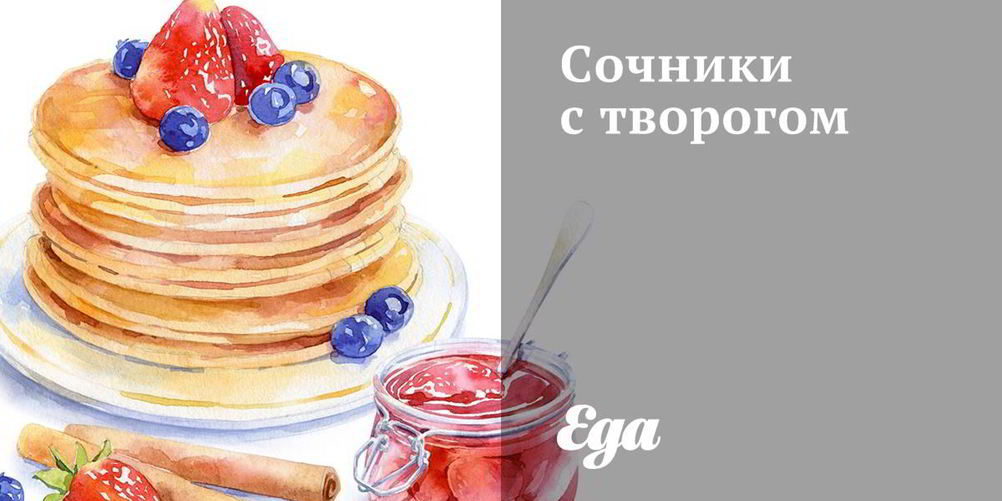 Рецепт сочников с творогом