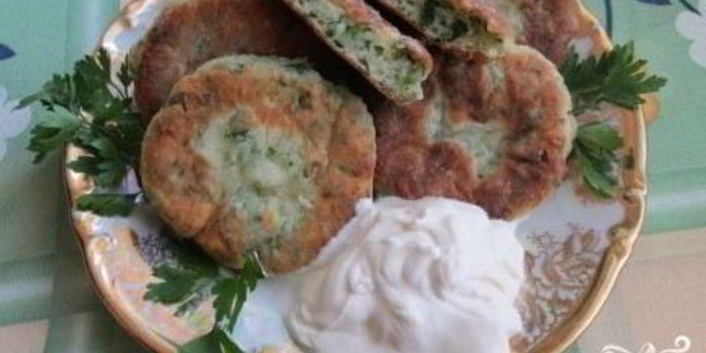 Рецепт соленых сырников с зеленью